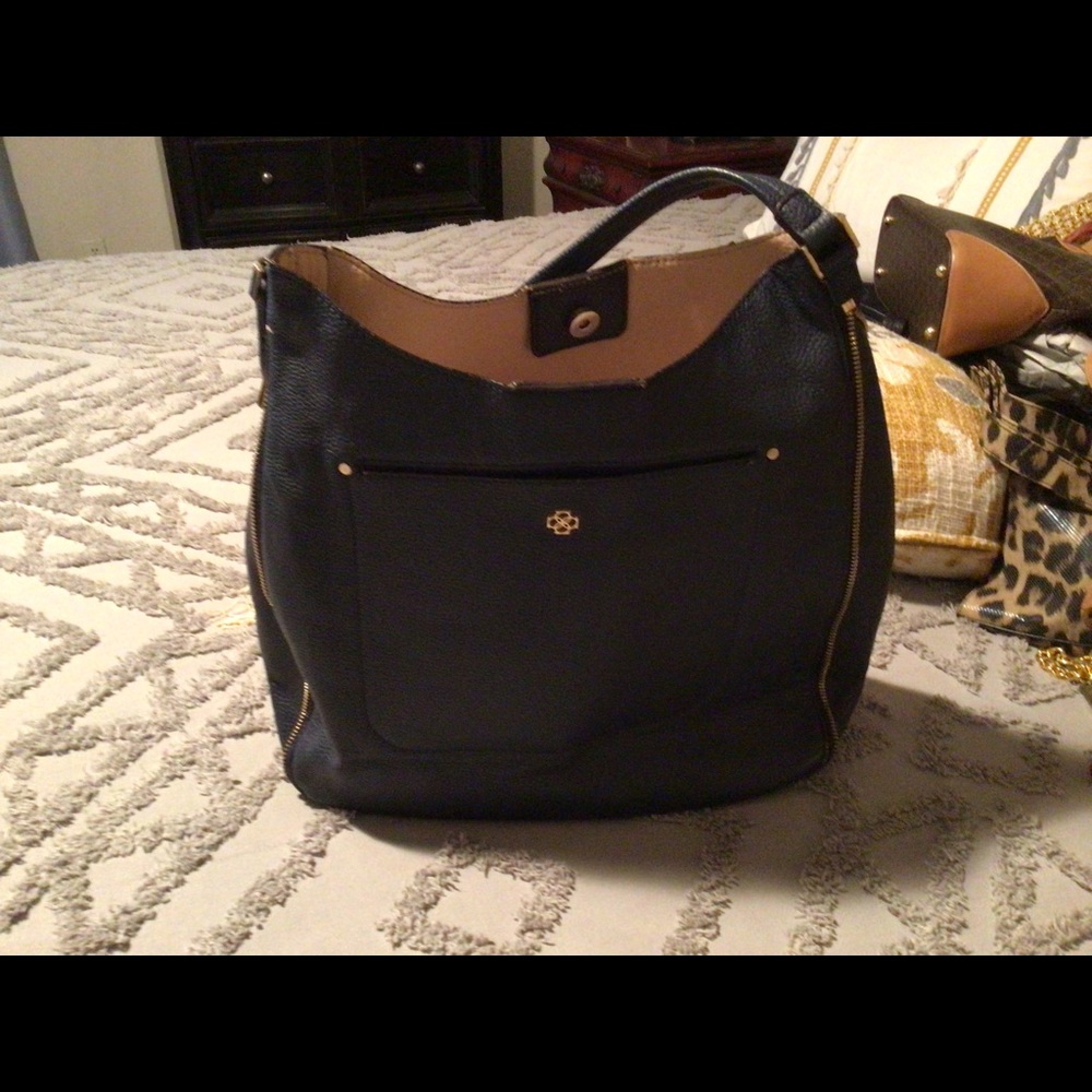 Navy purse